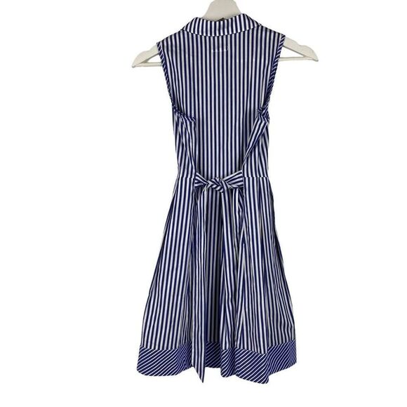 Milly Mini's Sleeveless Striped Shirt Dress size 14 - Picture 2 of 5